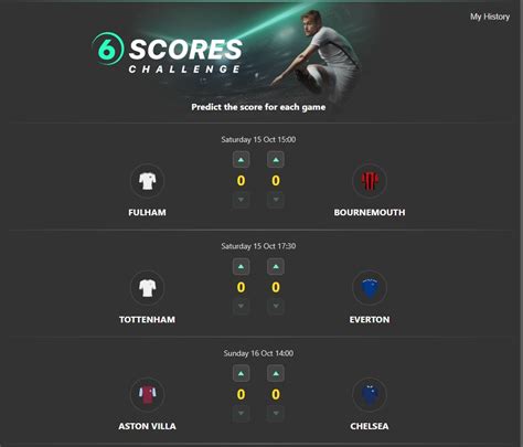 bet365 correct score|Bet365 6 Scores Challenge: Play for free and win up to £.